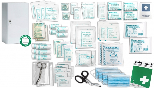 Verbandschrank C mit Inhalt nach aktueller DIN 13169